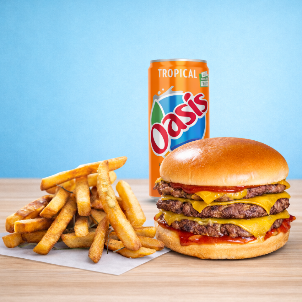 Menu Le Double Cheese